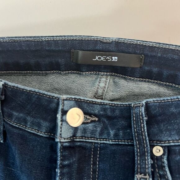 Joe's Jeans Dark Blue Raw Hem Marcie Flawless The Phoenix Ankle Jeans Size 28 - Picture 9 of 12